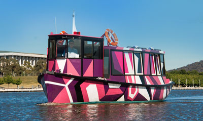 dazzle lake burley griffin canberra boat cruises boats number list inside cruise