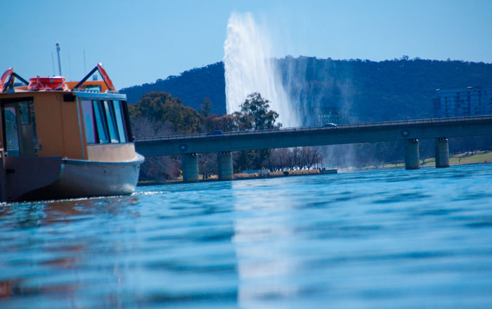 MV Gull and bridge